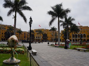 Plaza Mayor in Lima Peru.